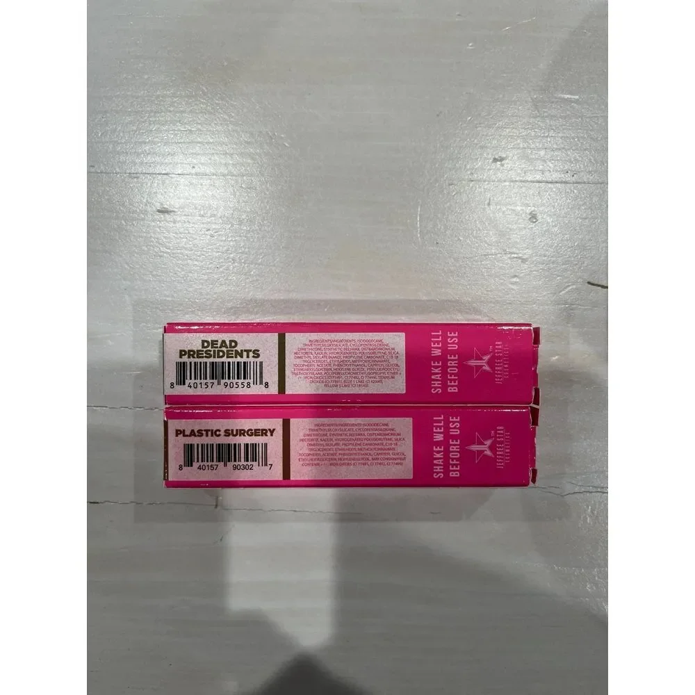 Jeffree Star Liquid lipsticks - dead presidents‎ & plastic surgery NEW!